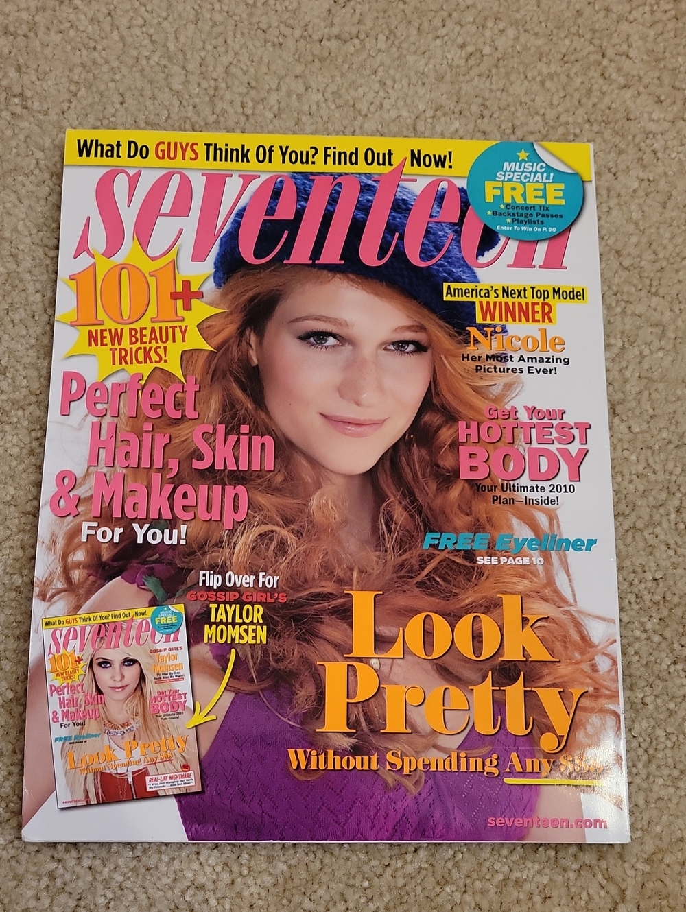 RARE Like New Seventeen February 2010 Magazine - Picture 2 of 8